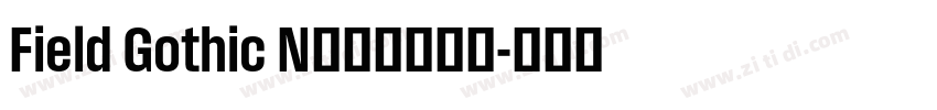 Field Gothic N胡晓波刷刷体字体转换